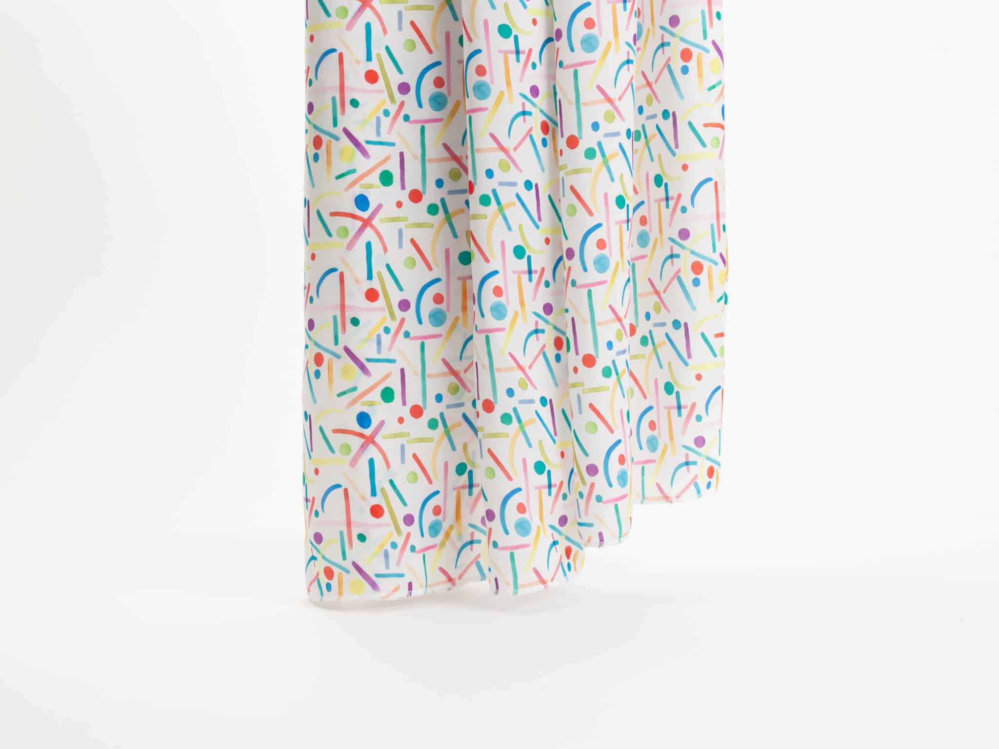 Semi-seda estampada