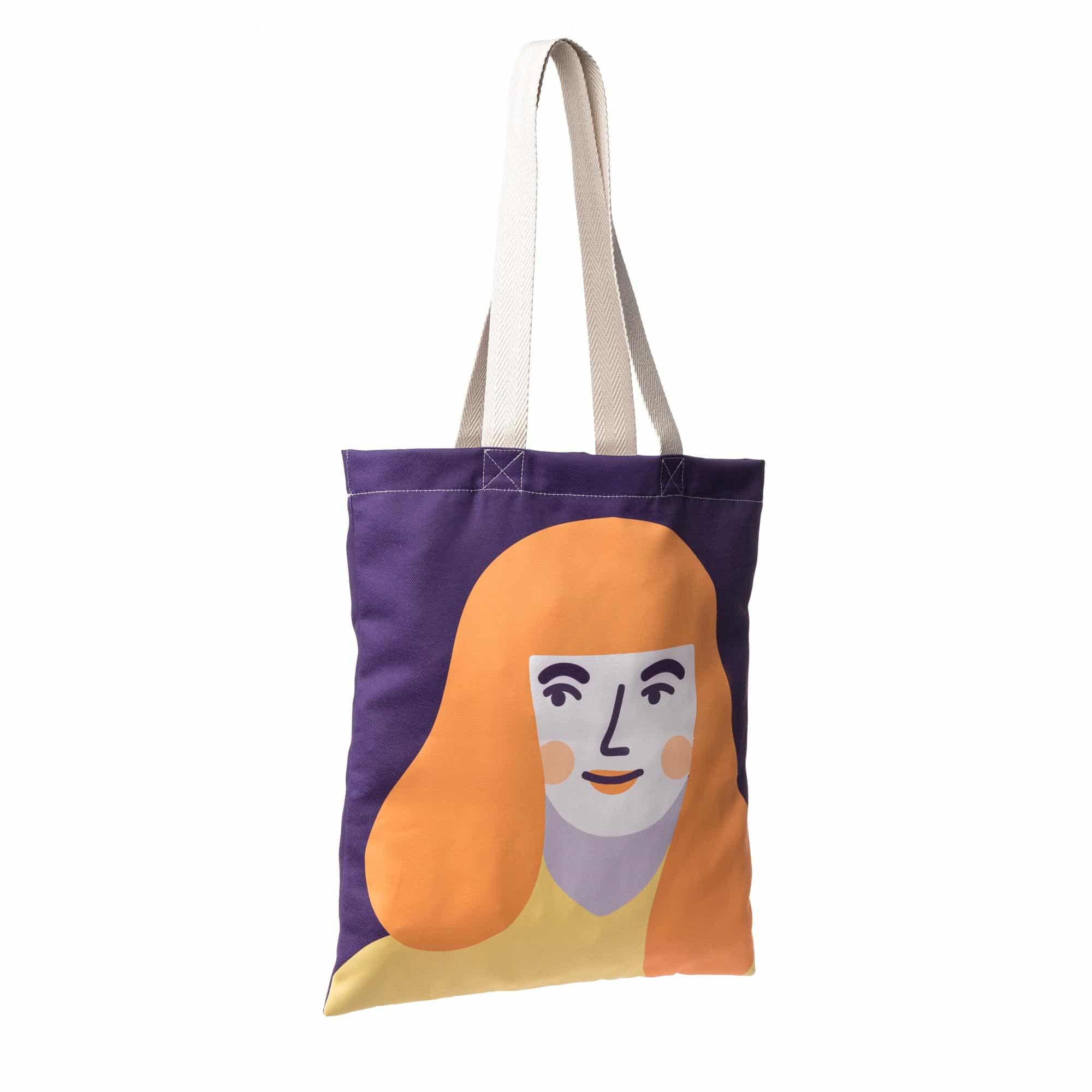 Tote Bag Personalizada Tejido Sarga Gruesa De Poliester Asa De Algodon 01